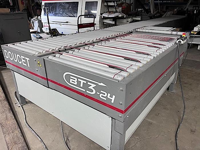 Used 2017 Doucet (BT3-24) Return Conveyor for 16' Edgebander