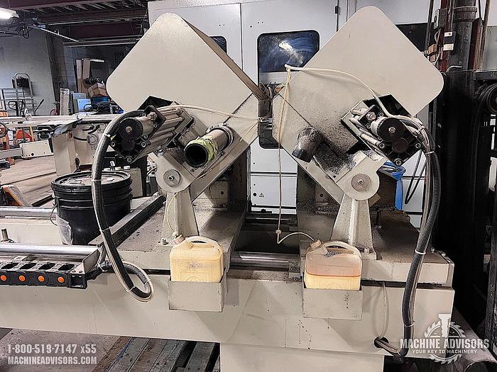 Used Double-head Mitre Cutting Saw for Aluminum and PVC Profiles