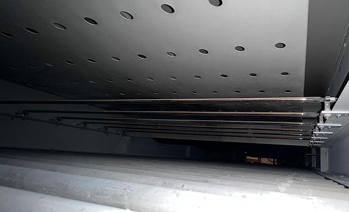 Used Superfici UMI-UMA Tunnel Oven Laminar Dryer w/ Belt Conveyor