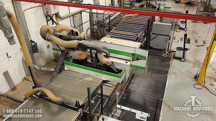 Used 2011 Biesse Rover A2231G Nested Base CNC Router Machining Center with Off-loader