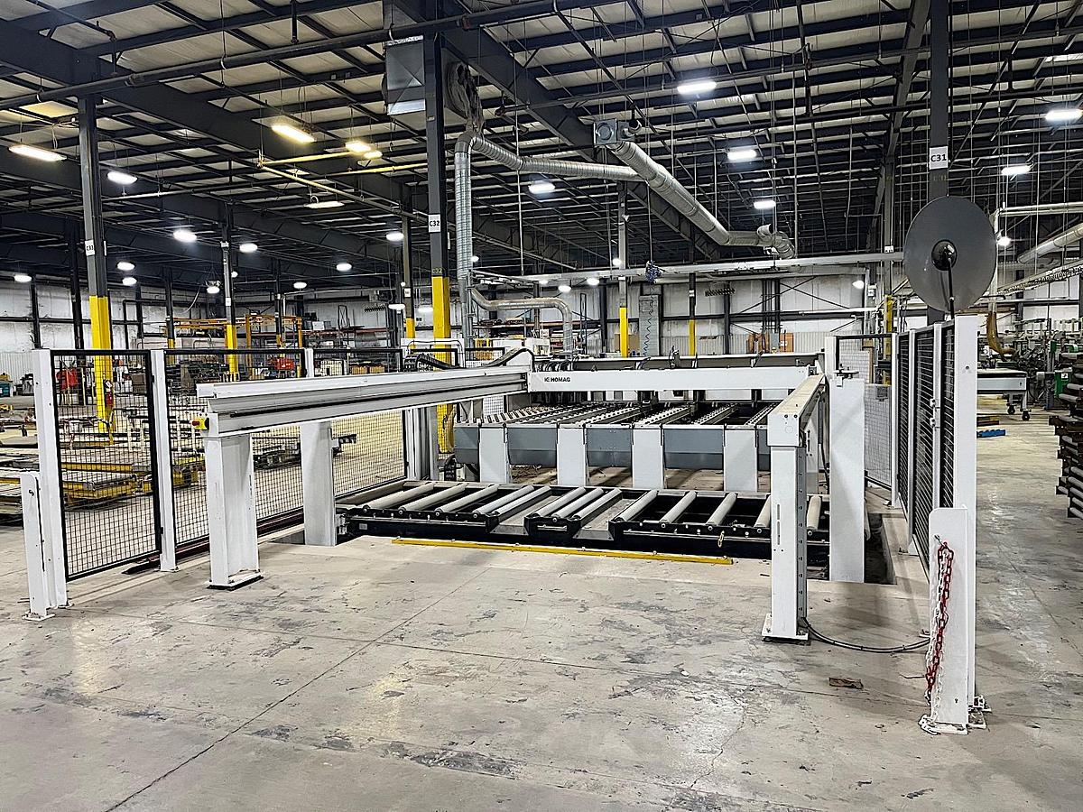 Used 2021 Homag SAWTEQ B-200 HPL200/38/16 Rear Load Automatic Panel Saw