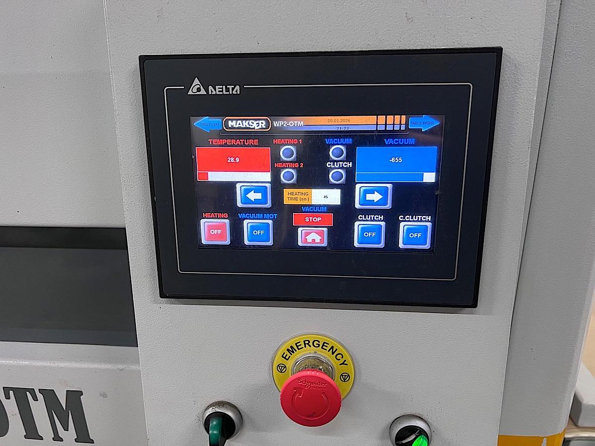 Used 2022 Makserteam WP2 OTM Vacuum Membrane Press