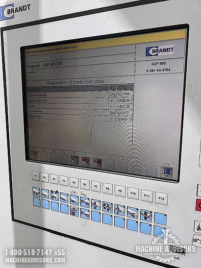 Used 2013 Brandt KDF 1650 Highflex AT15 Single Sided Edgebander