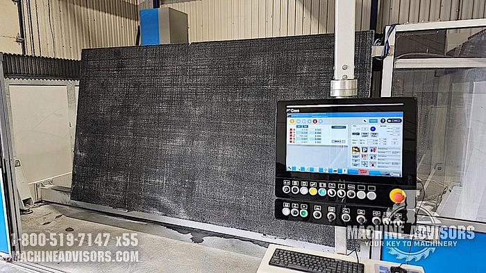 Used CMS Brembana Kosmos 5-Axis CNC Monolithic Bridge Saw
