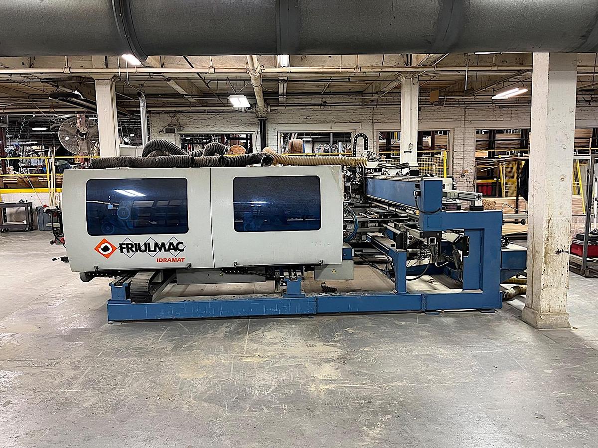 Used Friulmac IDRAMAT-S/TC-4/2500 Double End Tenoner w/ Outfeed CNC Routing