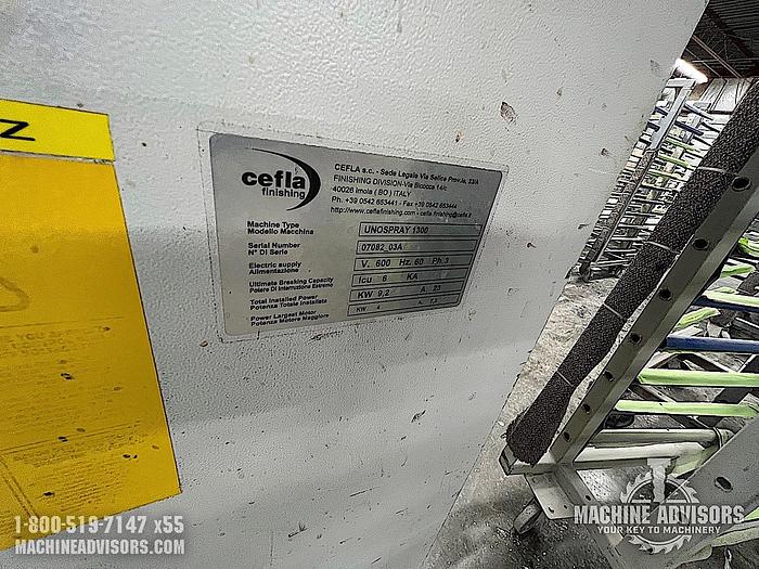 Used 2007 Cefla Unospray 1300 Reciprocating Spray Machine