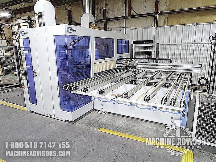 Used Weeke Optimat BHX 500 CNC-Processing Machining Center w/ Feed-through