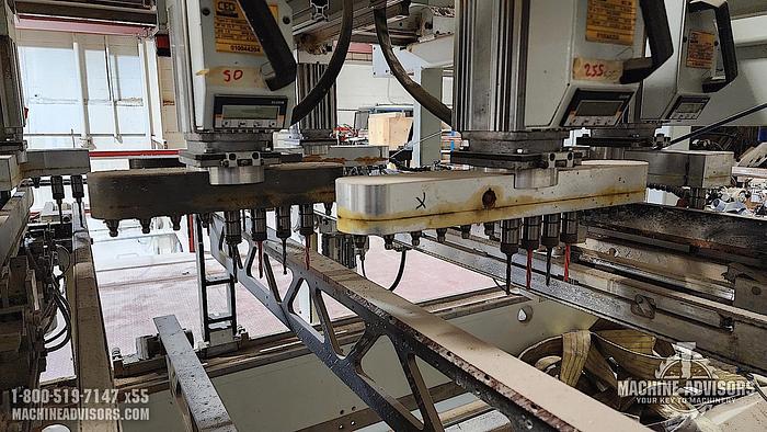 Used Fam CF400 Vertical Feed-Through Drilling Machine