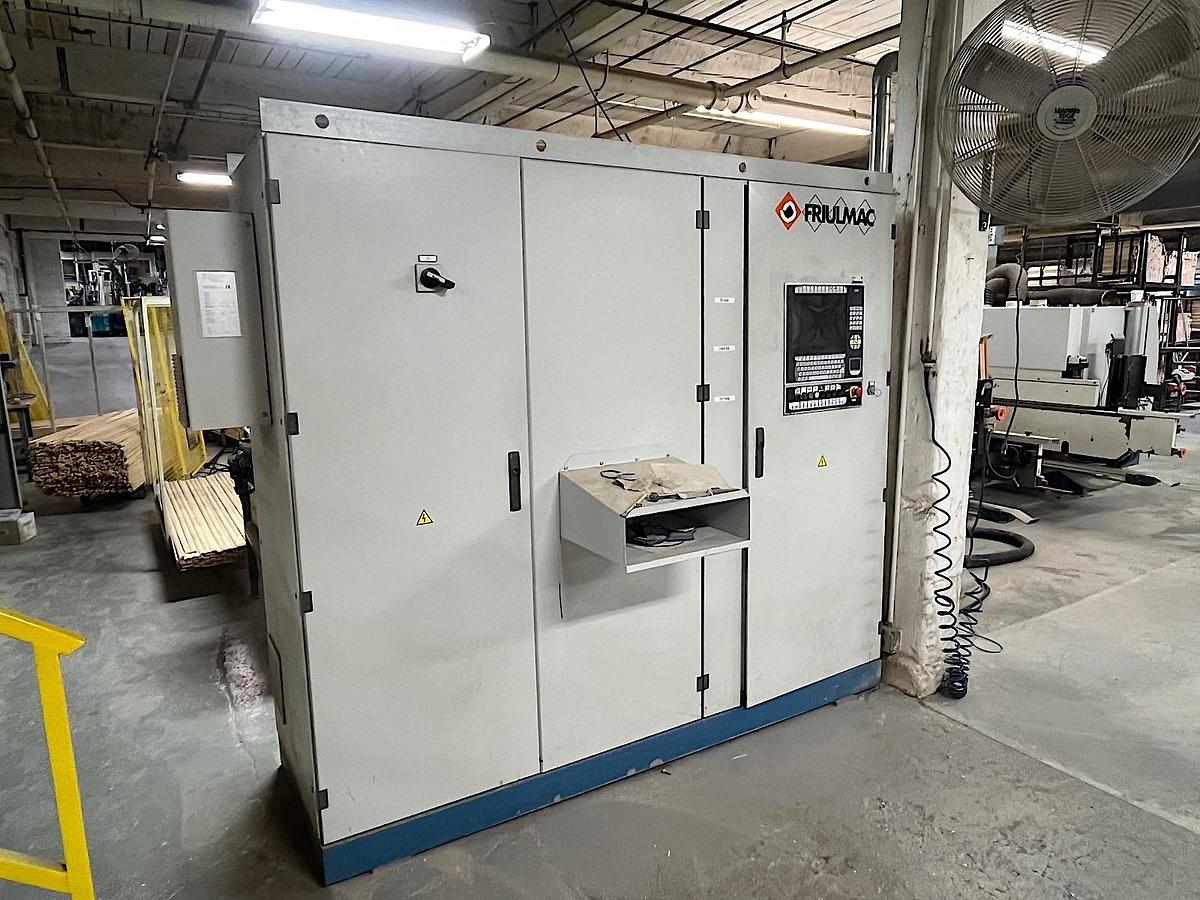 Used Friulmac IDRAMAT-S/TC-4/2500 Double End Tenoner w/ Outfeed CNC Routing