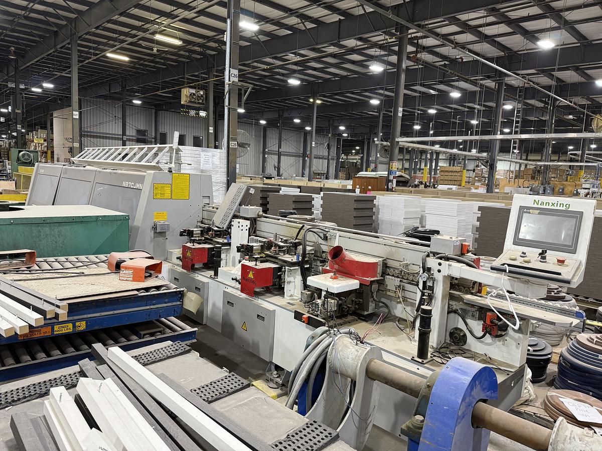 Used 2021 NANXING NB7CJMN DOUBLE GLUING UNIT EDGEBANDER