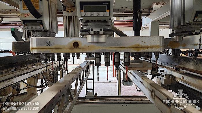 Used Fam CF400 Vertical Feed-Through Drilling Machine