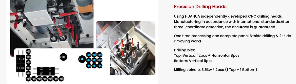 Used 2021 HUAHUA SKH-612 HS CNC TOP / BOTTOM DRILLING MACHINE