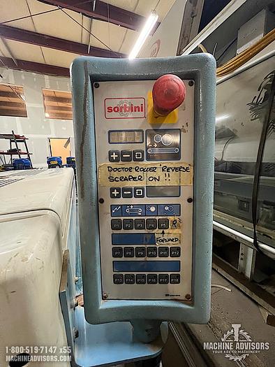 Used 2001 Sorbini T/20MF Roller Coater