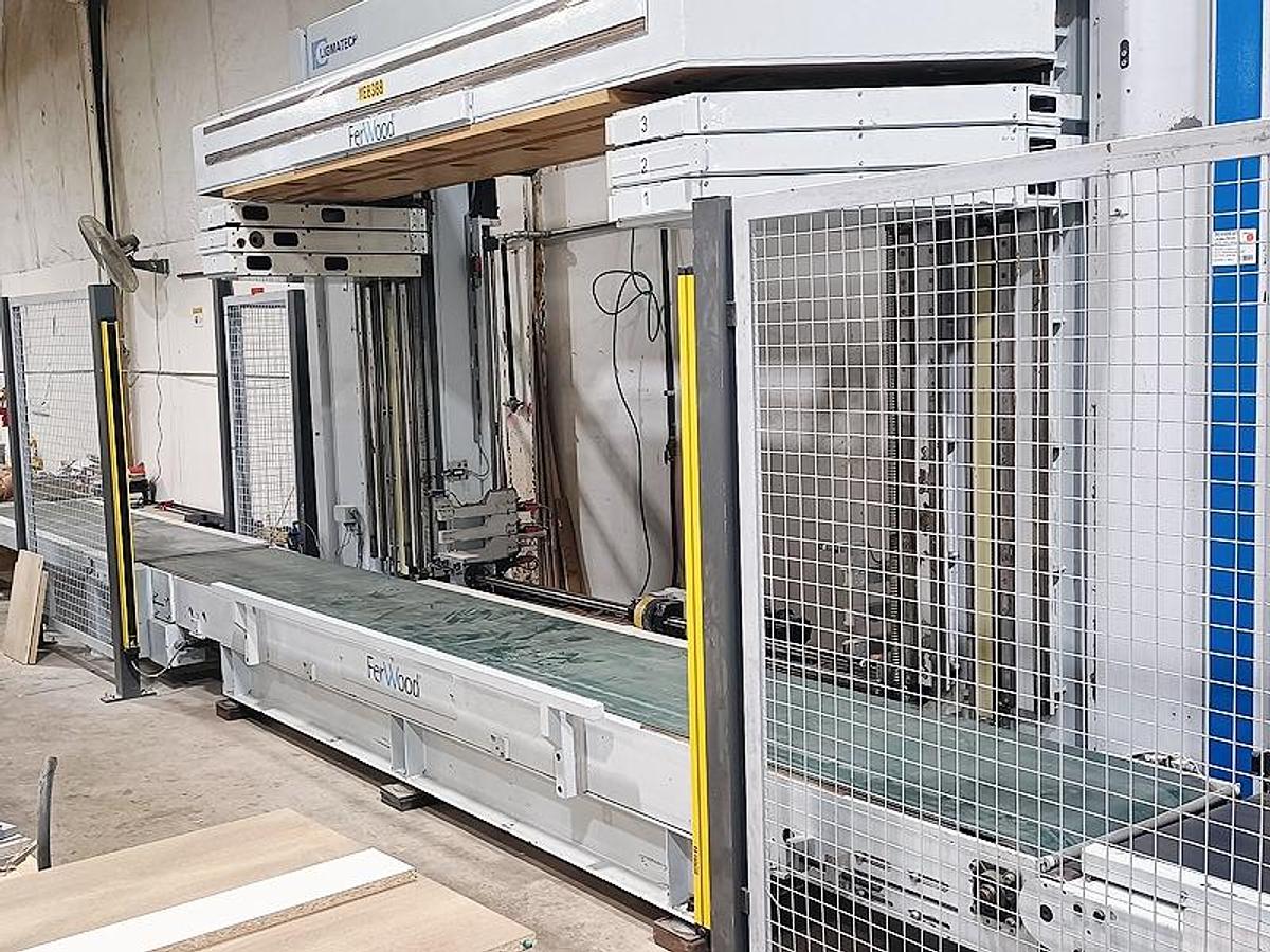 Used Homag / Ligmatech MDE Feed Through Case Clamp