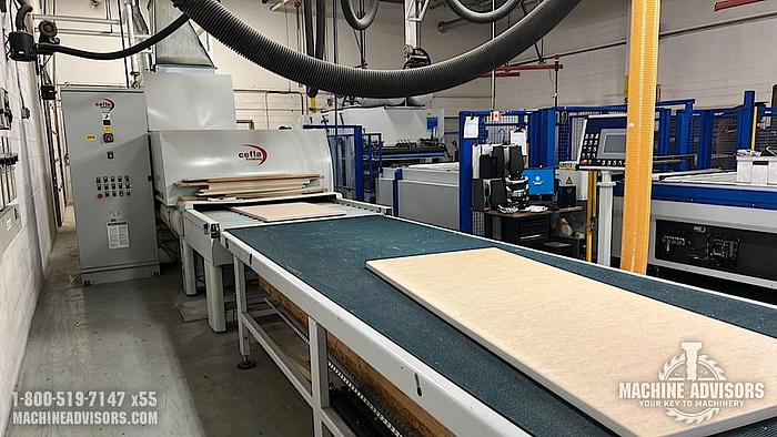 Used 2010 Cefla (Aquadry LA/6TT 11350 SCR) Boiler Heated Finishing Oven