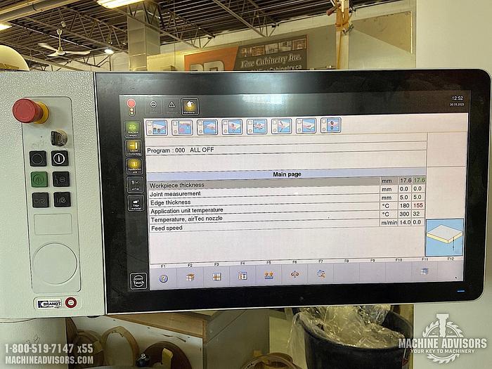 Used 2013 Brandt Ambition KDF 440 Edgebander with Air-Tec