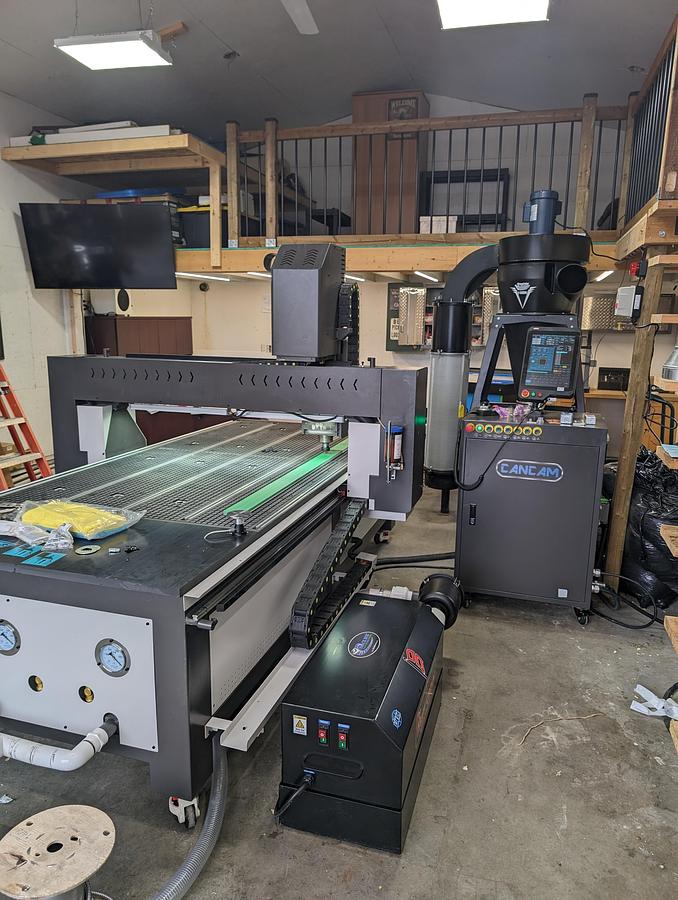 Used 2024 Cancam C2-48-LT CNC ROUTER WITH DUST COLLECTOR