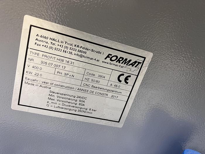 Used 2017 Felder H08 16 31 5x10 Cnc Router with Auto Unload Table