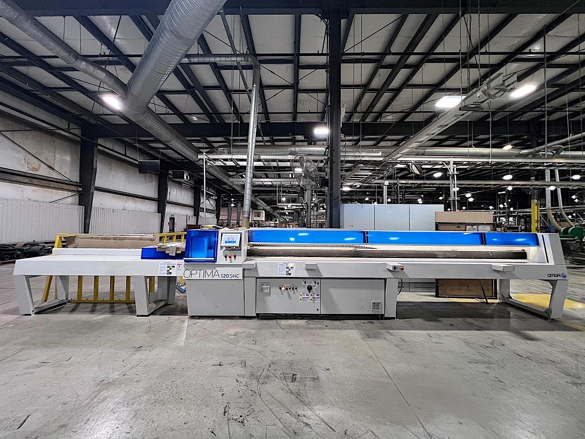 Used 2021 OMGA OPTIMA 120 SNC OPTIMIZING SAW