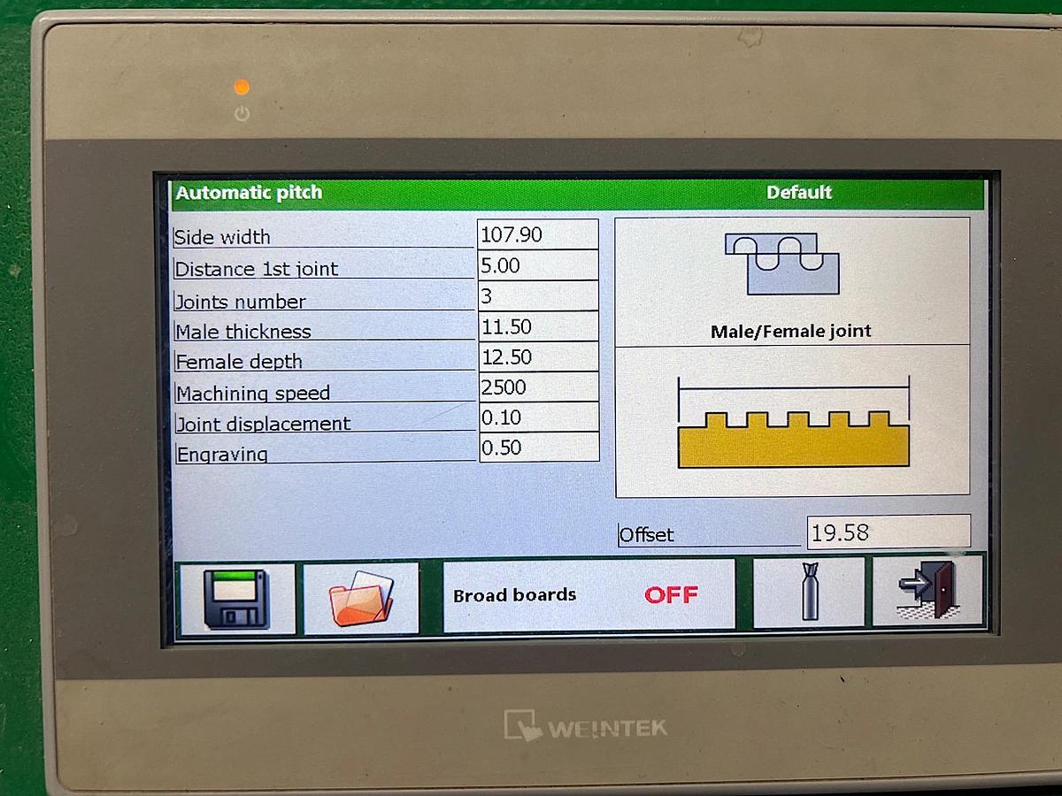 Used 2020 Omec 750 CN C Dovetail Machine