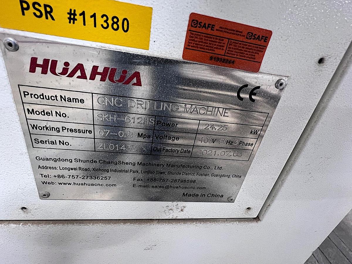 Used 2021 HUAHUA SKH-612 HS CNC TOP / BOTTOM DRILLING MACHINE