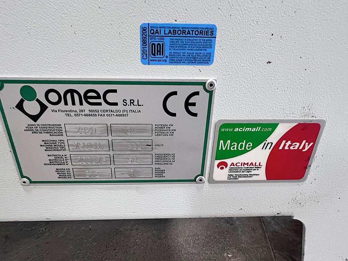 Used 2020 Omec 750 CN C Dovetail Machine