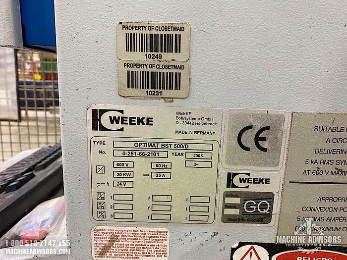 Used 2005 Weeke Optimat BST 500/D