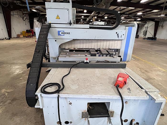 Used Weeke Venture 08M Pod and Rail CNC 4 Axis Machine