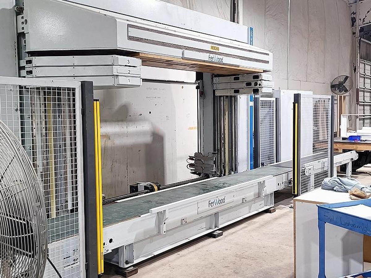 Used Homag / Ligmatech MDE Feed Through Case Clamp