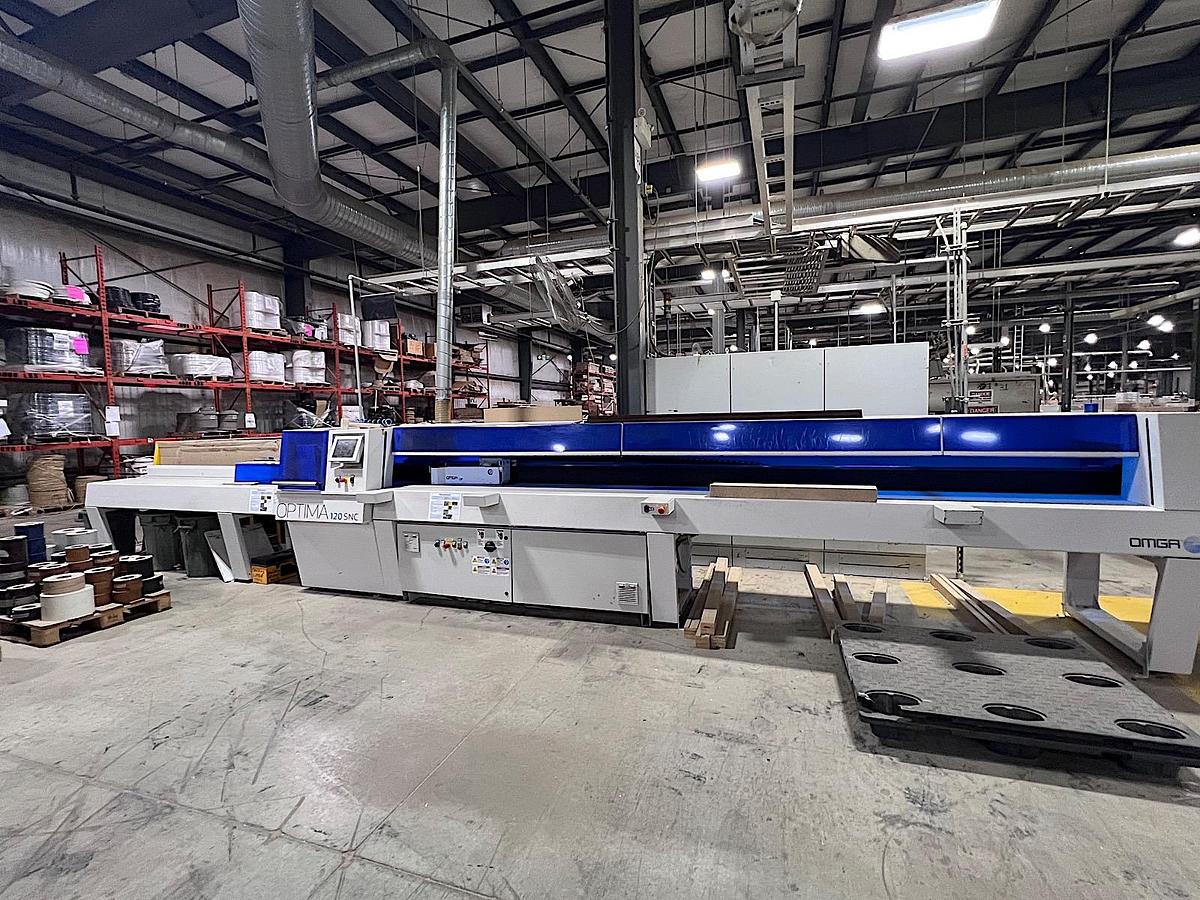 Used 2021 OMGA OPTIMA 120 SNC OPTIMIZING SAW