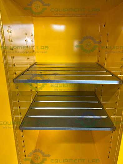 Used Justrite 25602 60 Gallon Flammable Cabinet w/ Soft Close Doors