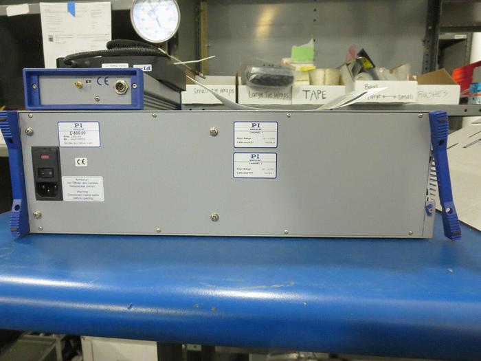 Used PI E500.00X-LVPZT Amplifier + E505.00-PZT Servo (E509.C2A, E661K005, P-527.2CL)