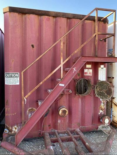 Used Dragon 500bbl Frac Tanks - 43x8.5x11, Corrugated Steel, V-bottom, Used Basic Refurb (2006)