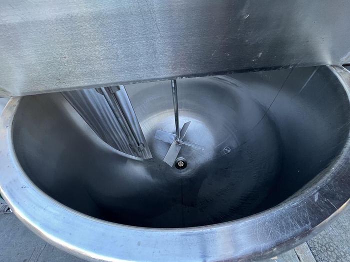 Used Lee 400-Gallon fully jacketed agitated kettle #S744880