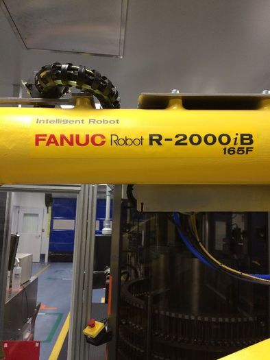 Used FANUC R2000iB/165F CNC 6 AXIS ROBOT WITH R30iA CONTROL WITH VISION, CAMERA, LIGHT