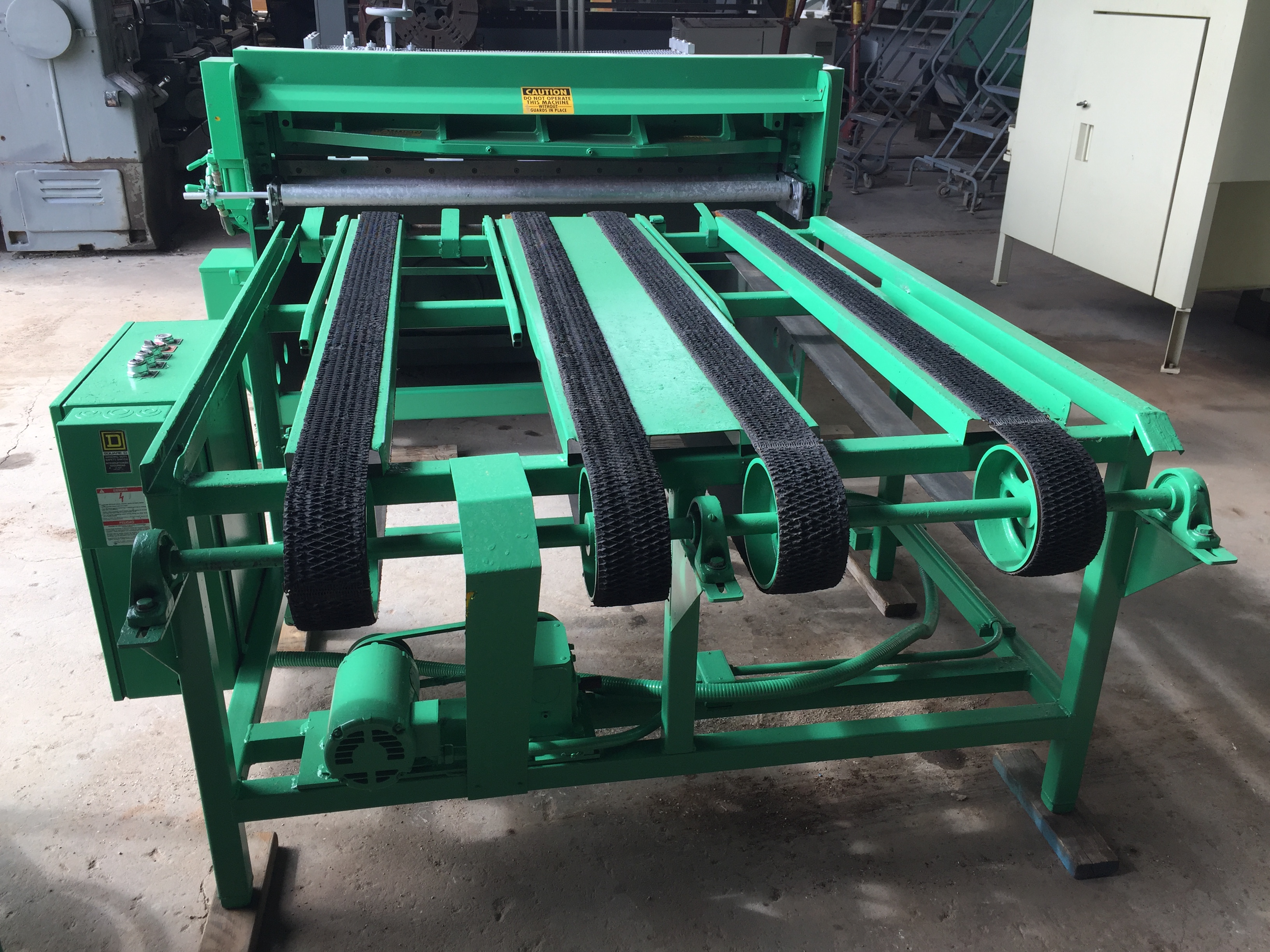 Used 60 in. x 14 ga. Engel Cut-To-Length Line with Notching Station