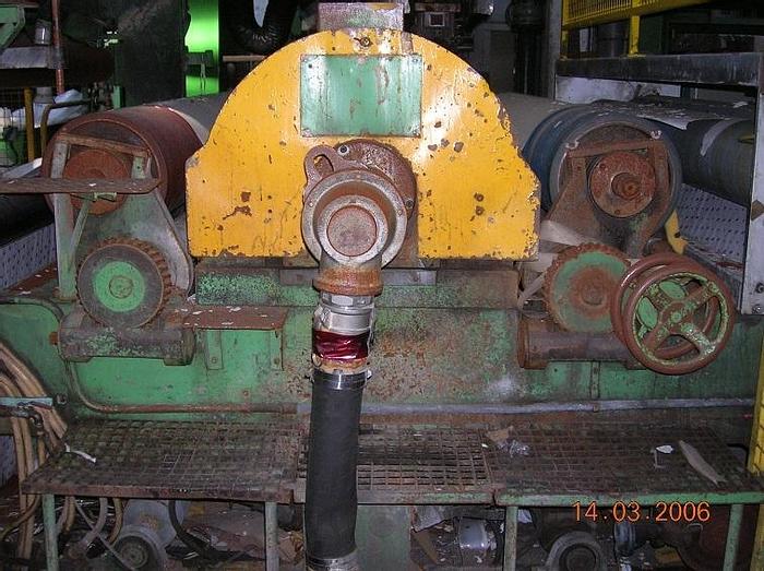 Used 90" (2300mm) ERWEPA EXTRUSION LINE W/ 4 COLOR IN LINE FLEXO PRINTING FULL LINE