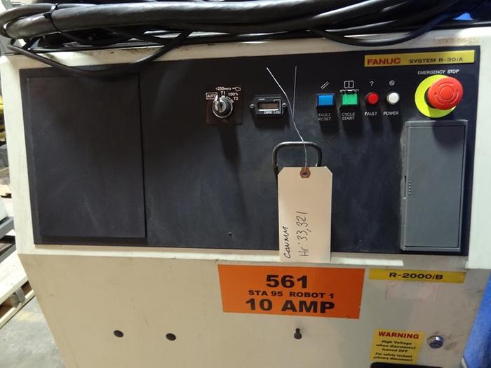 Used FANUC R2000iB/165F 6 AXIS CNC ROBOT W R-30iA CONTROL