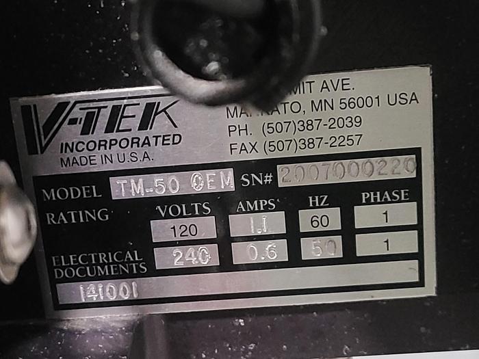 Used V-TEK TM 50 Manual Taping Machine