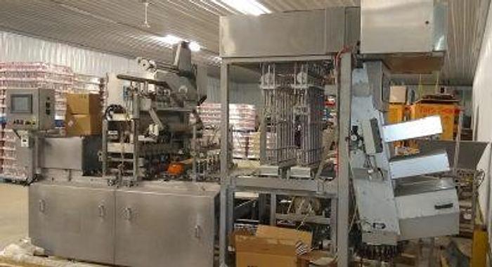 Used High Speed Cup Filling line for 75mm Juice cups