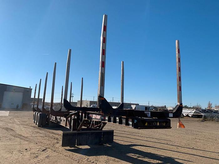 Used 2016 BWS Tridem Hay Rack Logging Trailer