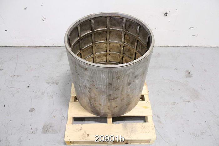 Used Bird 14 Inner Screen Basket, 0.062" Holes #20901