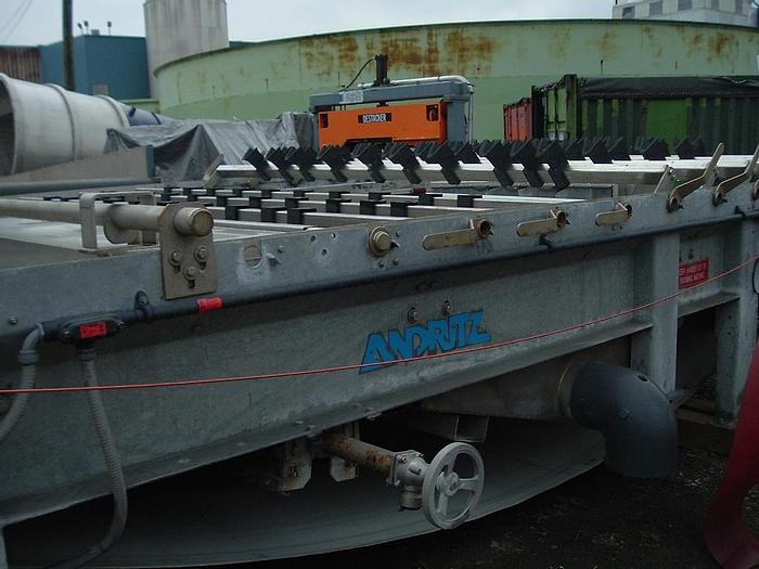 Used Andritz Dupps 3620C Dewatering Screw Press And 3.O Meter Gravity Table #23968