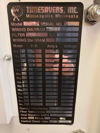 Used Timesavers 37-2 0/B Orbital Sander
