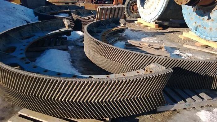 Used Mill, Ball, 9' X 12', Allis Chalmers, Wet Grind, 650 HP (2) #D741924