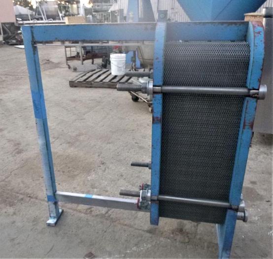 Used Heat Exchanger, Plate, 200 SF, S/st, Cherry Burrell #S744418