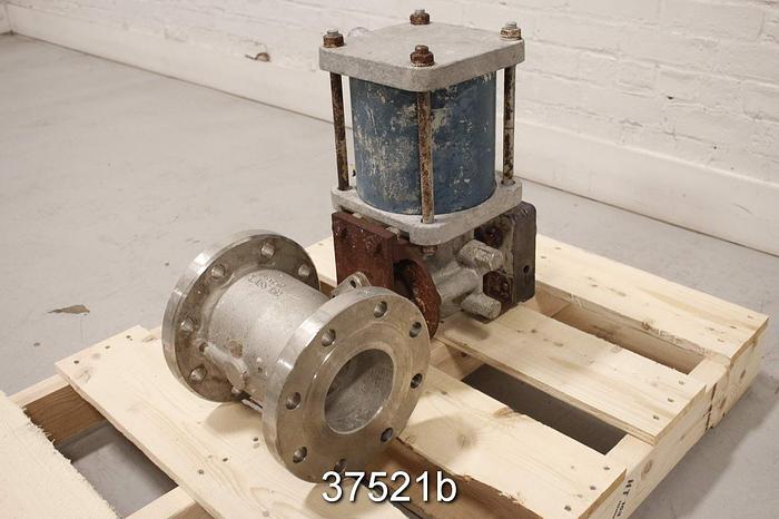 Used Neles Jamesbury 4" Ball Control Valve, 4" 5150-31-3600MT #37521