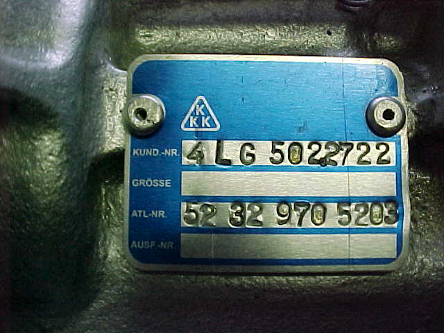 Used KKK 4LG-502/27.22