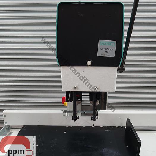 Used Nagel Citoborma 280 Twin Head Paper Drill