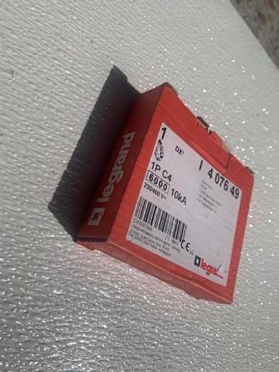 Legrand - 407649 - DX3 1P C4 6000A-10KA